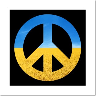 NO WAR. PEACE FOR UKRAINE. No war in Ukraine. Pacifica. Pray for Ukraine. The sign of pacifica. Posters and Art